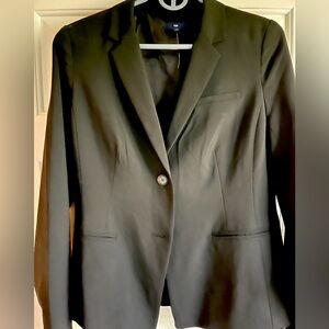 Black 2-button lined blazer